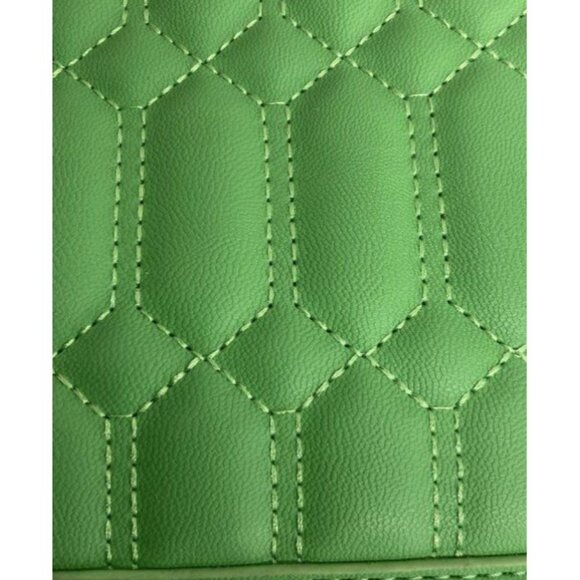 Steve Madden Quilted Green Crossbody Bag With Adjustable Straps - Picture 4 of 8